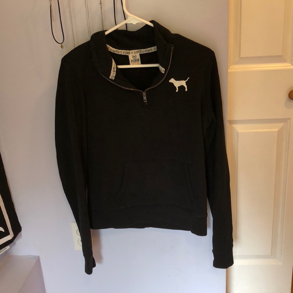 VS LOVE PINK SWEATSHIRT XS POCKET NO HOODIE